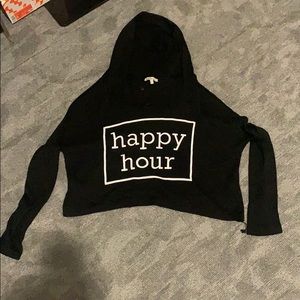Crop hoodie